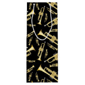 Trumpet Musician Band Teacher Weinbeutel Geschenktüte Für Weinflaschen (Rückseite)