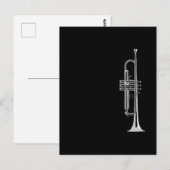 Trumpet Musician Postkarte (Vorne/Hinten)