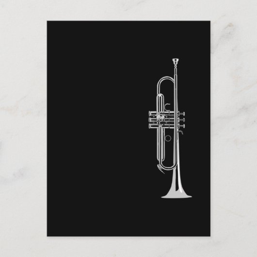 Trumpet Musician Postkarte (Vorderseite)