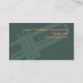 Trumpet Musician Teacher Player Studio Music Visitenkarte (Rückseite)