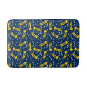 Trumpet Musiknoten Pattern Badematte (Vorderseite)