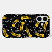 Trumpet Musiknoten Pattern Case-Mate iPhone Hülle (Rückseite (Horizontal))
