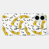 Trumpet Musiknoten Pattern Case-Mate iPhone Hülle (Rückseite (Horizontal))