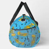 Trumpet Musiknoten Pattern Duffle Bag (Rechts)