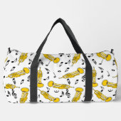 Trumpet Musiknoten Pattern Duffle Bag (Vorderseite)