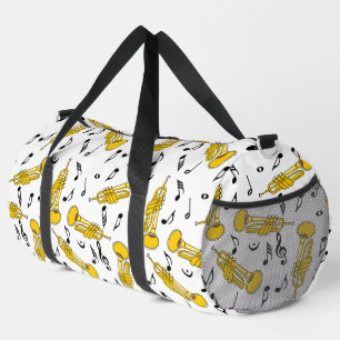 Trumpet Musiknoten Pattern Duffle Bag