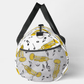 Trumpet Musiknoten Pattern Duffle Bag (Rechts)