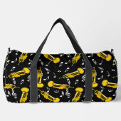 Trumpet Musiknoten Pattern Duffle Bag (Vorderseite)