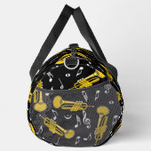 Trumpet Musiknoten Pattern Duffle Bag (Rechts)