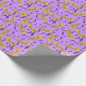 Trumpet Musiknoten Pattern Geschenkpapier (Ecke)