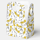 Trumpet Musiknoten Pattern Geschenkschachtel (Geöffnet)