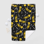 Trumpet Musiknoten Pattern Golfhandtuch (Insitu)