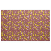 Trumpet Musiknoten Pattern Stoff (Fat Quarter (45,7 x 55,9 cm))
