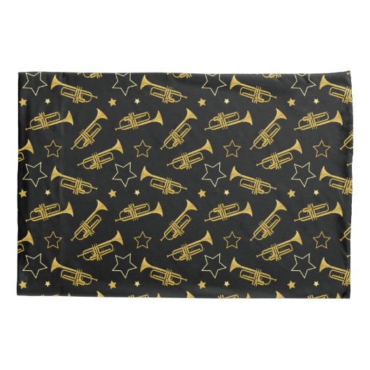 Trumpet Muster Kissenbezug (Rückseite)