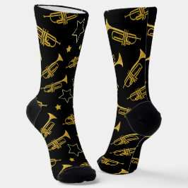 Trumpet Muster Socken