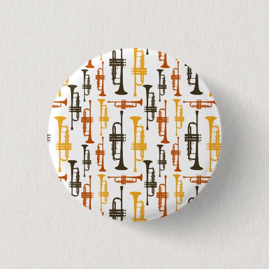 Trumpet-Mustertasten Button (Vorderseite)