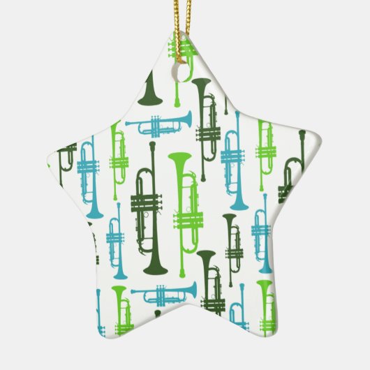 Trumpet-Ornament Keramikornament (Links)