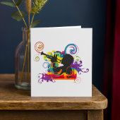 Trumpet Player Art Work Einladung