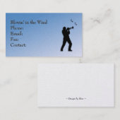 Trumpet Player Business Card Visitenkarte (Vorne/Hinten)