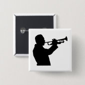 Trumpet Player Button (Vorne & Hinten)