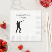Trumpet Player Custom Herzlichen Glückwunsch Serviette (Beispiel)