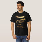 Trumpet Player Funny Humor Musical Instrument T-Shirt (Vorne ganz)