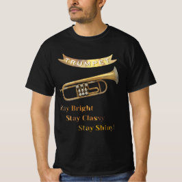 Trumpet Player Funny Humor Musical Instrument T-Shirt