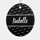 Trumpet Player Geschenk Custom Personalisiert Musi Keramik Ornament (Links)