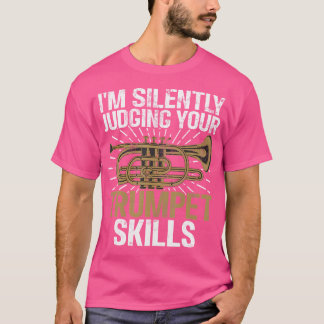 Trumpet Player Geschenke für Hobby Trumpeter Retro T-Shirt