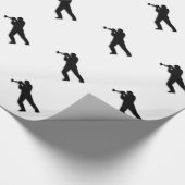 Trumpet Player Geschenkpapier (Ecke)