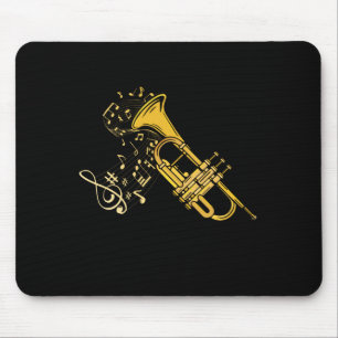 Trumpet Player Jazz Musikgeschenk Big Band Trumpet Mousepad