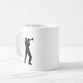Trumpet Player Kaffeetasse (Vorderseite Links)