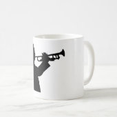 Trumpet Player Kaffeetasse (VorderseiteRechts)