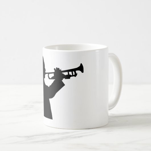 Trumpet Player Kaffeetasse (VorderseiteRechts)