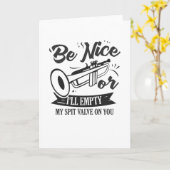 Trumpet Player Karte (Gelbe Blume)