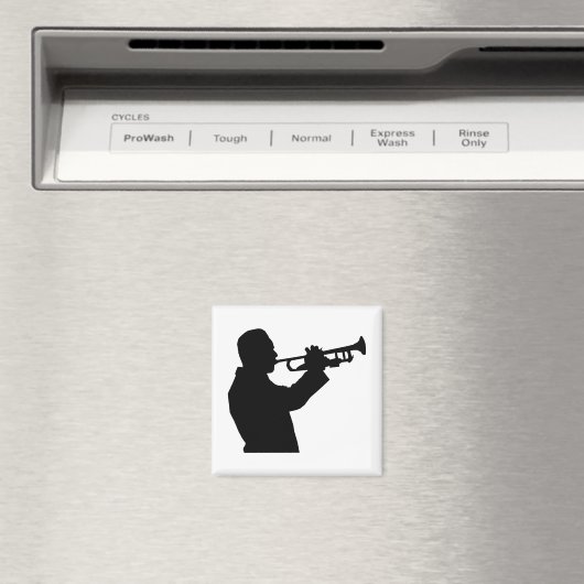 Trumpet Player Magnet (In Situ (Geschirrspüler))