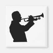 Trumpet Player Magnet (Vorne)