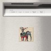 Trumpet Player Magnet (In Situ (Geschirrspüler))