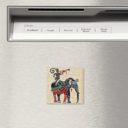 Trumpet Player Magnet (In Situ (Geschirrspüler))