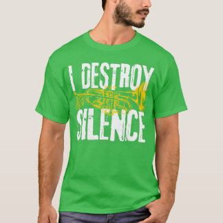 Trumpet Player Marching Silence Destroyer T-Shirt