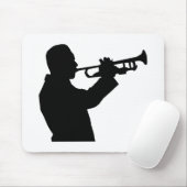 Trumpet Player Mousepad (Mit Mouse)