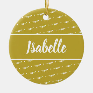 Trumpet Player Musician Geschenk Personalisierte C Keramik Ornament