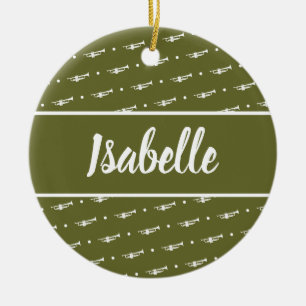 Trumpet Player Musician Geschenk Personalisierte C Keramik Ornament