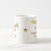 Trumpet Player Musician's Happy Birthday Kaffeetasse (Mittel)