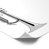 Trumpet Player Poster (Ecke)