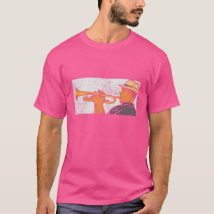 Trumpet Player Retro Trumpet Jazzmusik T-Shirt