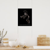 Trumpet Player, Saxophone Player und Flute Player Poster (Küche)