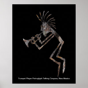 Trumpet Player, Saxophone Player und Flute Player Poster