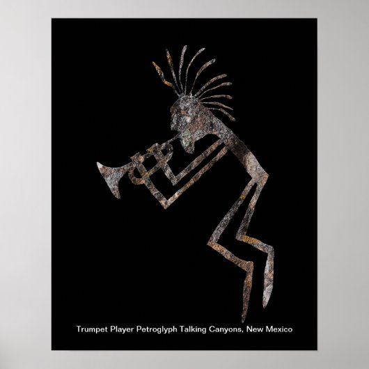 Trumpet Player, Saxophone Player und Flute Player Poster (Vorne)