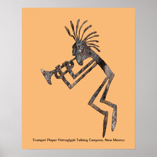 Trumpet Player, Saxophone Player und Flute Player Poster (Vorne)